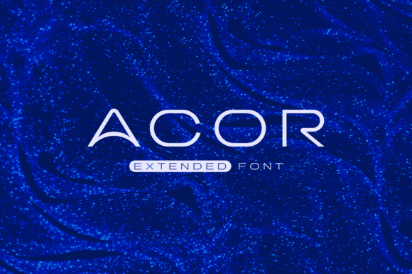 Acor Extended Font for Modern Web Design