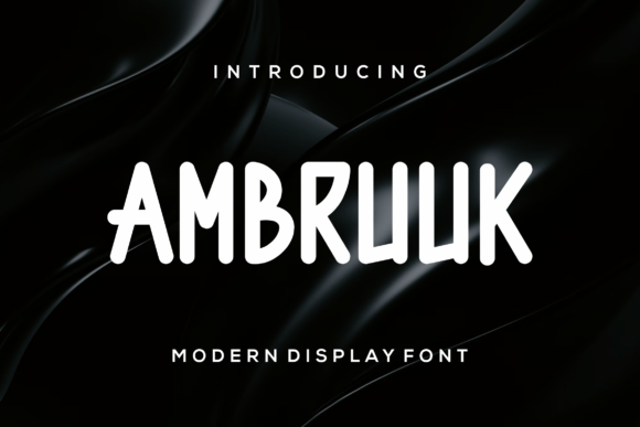 Ambruuk Typeface for Modern Web Design