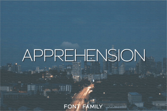 Apprehension: A Modern Sans Serif Font for Editorial Design
