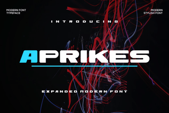 Aprikes Font: A Bold Typeface for Modern Brands