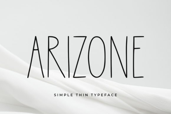 Arizone: The Thin Calligraphy Font for Modern Branding