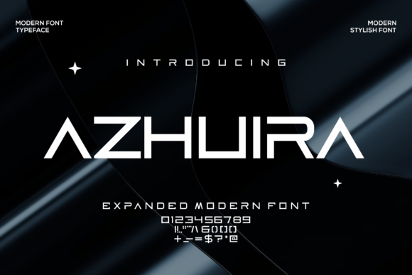Azhuira Typeface for Bold Modern Branding