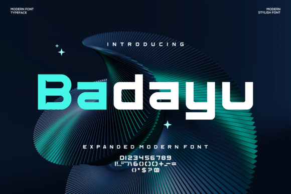 Badayu Font: Bold Sans Serif for Crafters