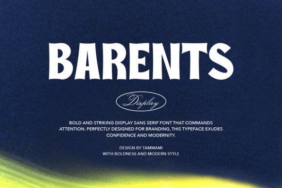 Barents Font: Bold Sans Serif for Web Design