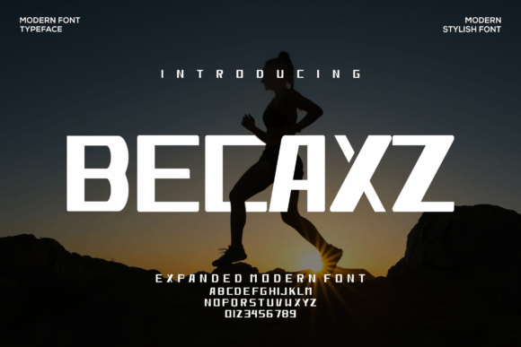 Becaxs Font: Bold Typography for Modern Web Design