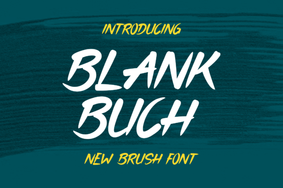 Blank Buch Font Review for Modern Campaign Design