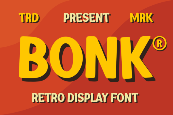 Bonk: A Cheerful Retro Display Font for Joyful Editorial Design