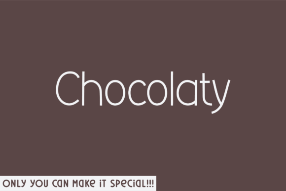 Chocolaty Font for Polished Brand Identity