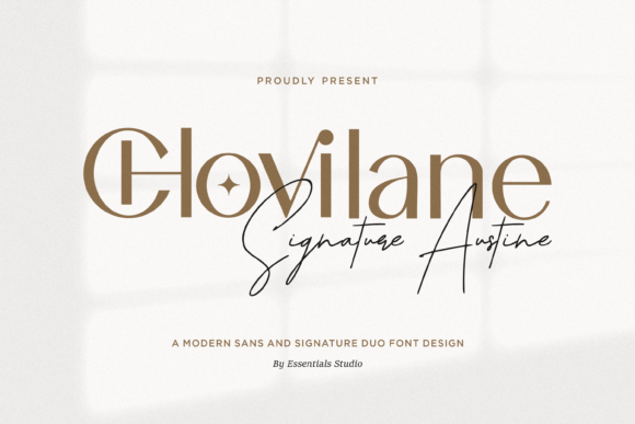 Chovilane Signature Austine Font for Modern Web Design