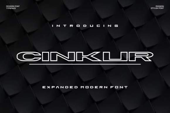 Cinkur Font: The Bold Typeface for Modern Branding