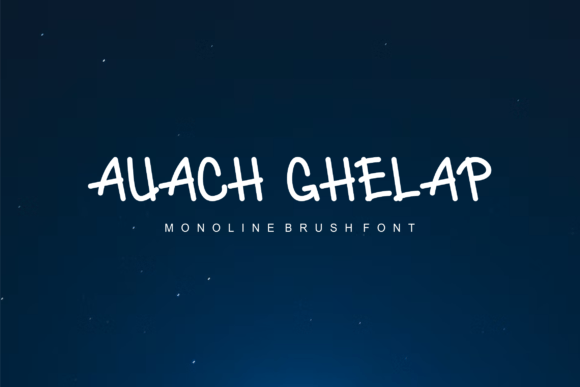 Designing Modern Brands with Auach Ghelap Typeface
