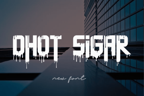 Dhot Sigar: A Bold Typeface for Modern Branding