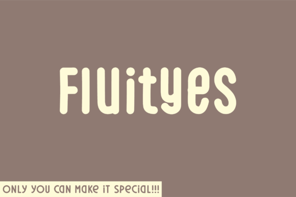 Fluityes Rounded: A Handwritten Font for Modern Editorial Design