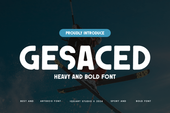 Gesaced: A Bold Sans Serif Font for Editorial Impact