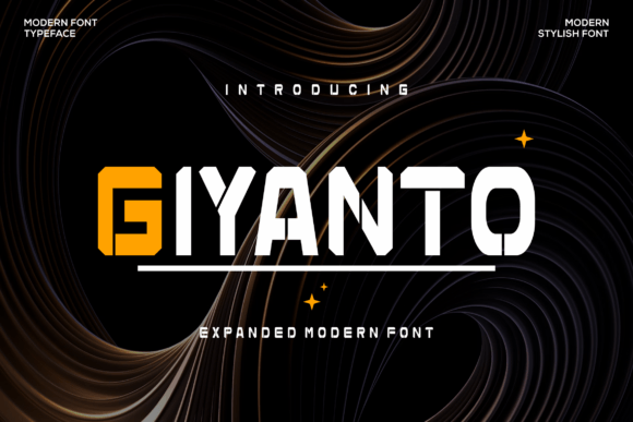 Giyanto Font: Bold Display Typeface for Modern Web Design