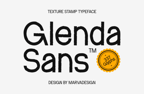 Glenda Sans: A Textured Typeface for Editorial Design