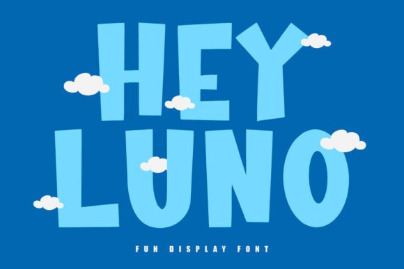 Hey Luno: The Playful Display Font for Crafters