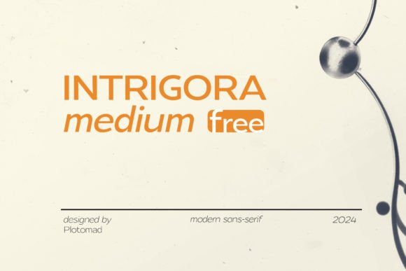 Intrigora Medium: A Modern Typeface for Small Business Branding