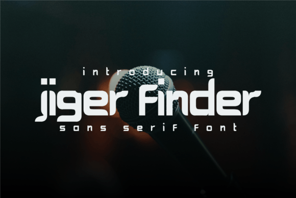 Jiger Finder: A Dynamic Sans Serif Font for Makers