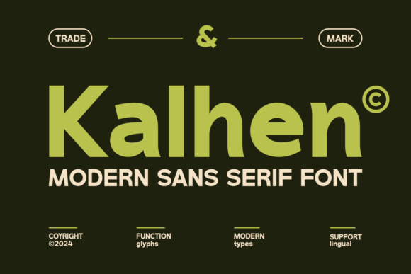 Kalhen: A Clean Sans Serif Font for Modern Web Design