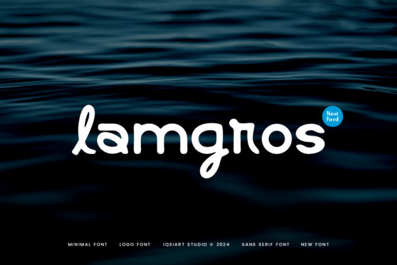 Lamgros: A Modern Handwritten Typeface for Web Design