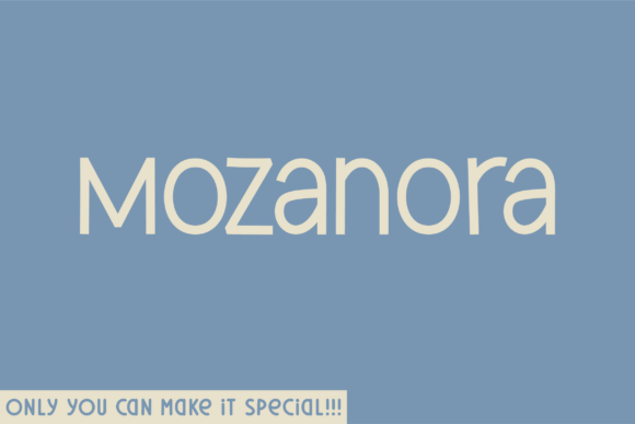 Mozanora: The Handwritten Font for Modern Web Design