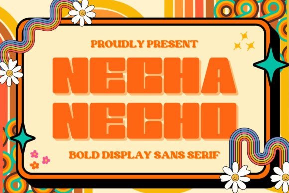 Necha Necho: A Modern Retro Typeface for Editorial Design