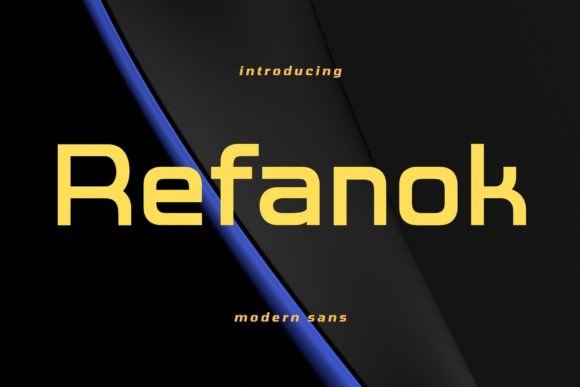 Refanok Typeface for Modern Branding