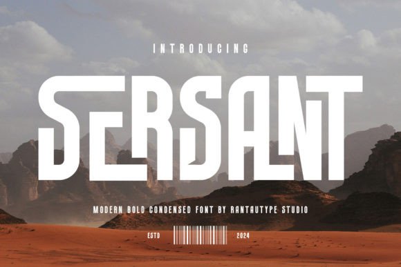 Sersant: The Bold Condensed Font for Modern Makers