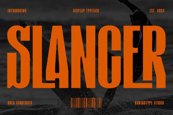 Slancer: A Bold Condensed Typeface for Makers