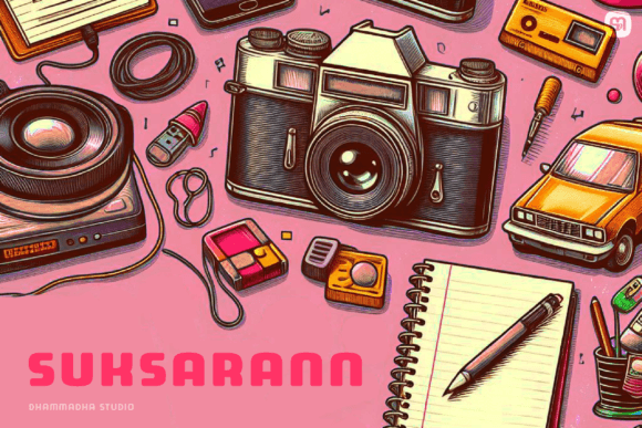 Suksarann: The Bold Display Font for Modern Brands