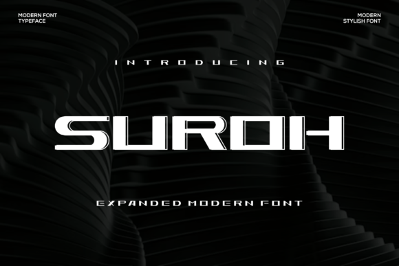 Suroh Font: Bold 3D Typography for Small Business Branding