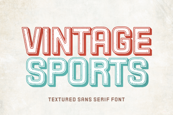Vintage Sports Typeface for Editorial Design